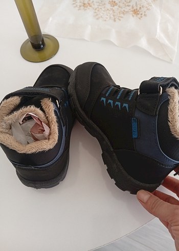 Siyah Erkek Çocuk Cırt Cırtlı Bot - Görsel 5