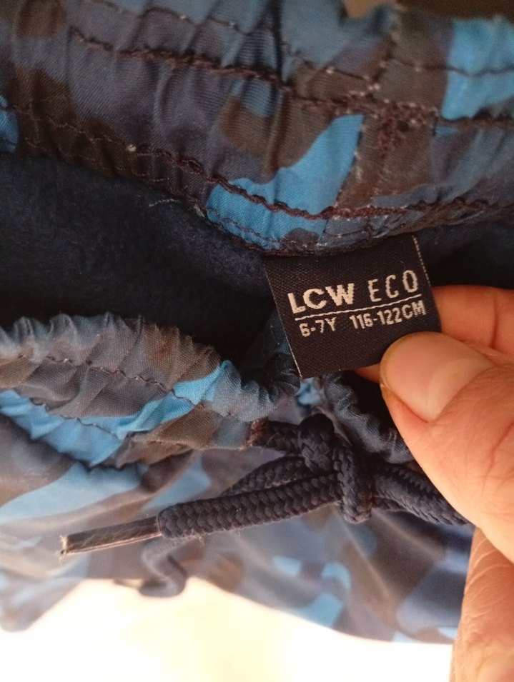 Erkek Çocuk Mavi Kamuflaj Bol Kesim Pantolon - Görsel 2