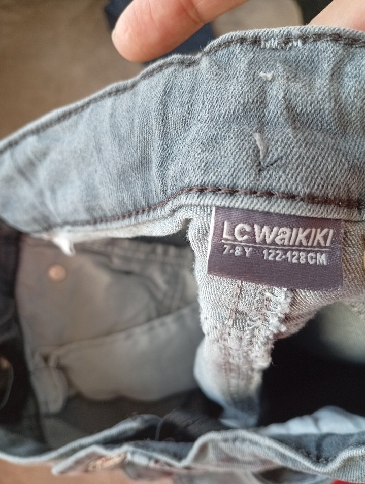 Gri Fermuarlı Kadın Denim Pantolon - Görsel 2