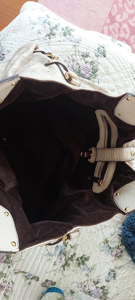 Bej Deri Kadın Omuz Çantası - Görsel 4