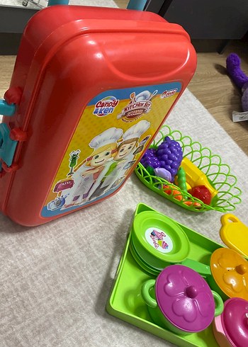 Renkli Mutfak ve Meyve Oyuncak Seti - Görsel 2