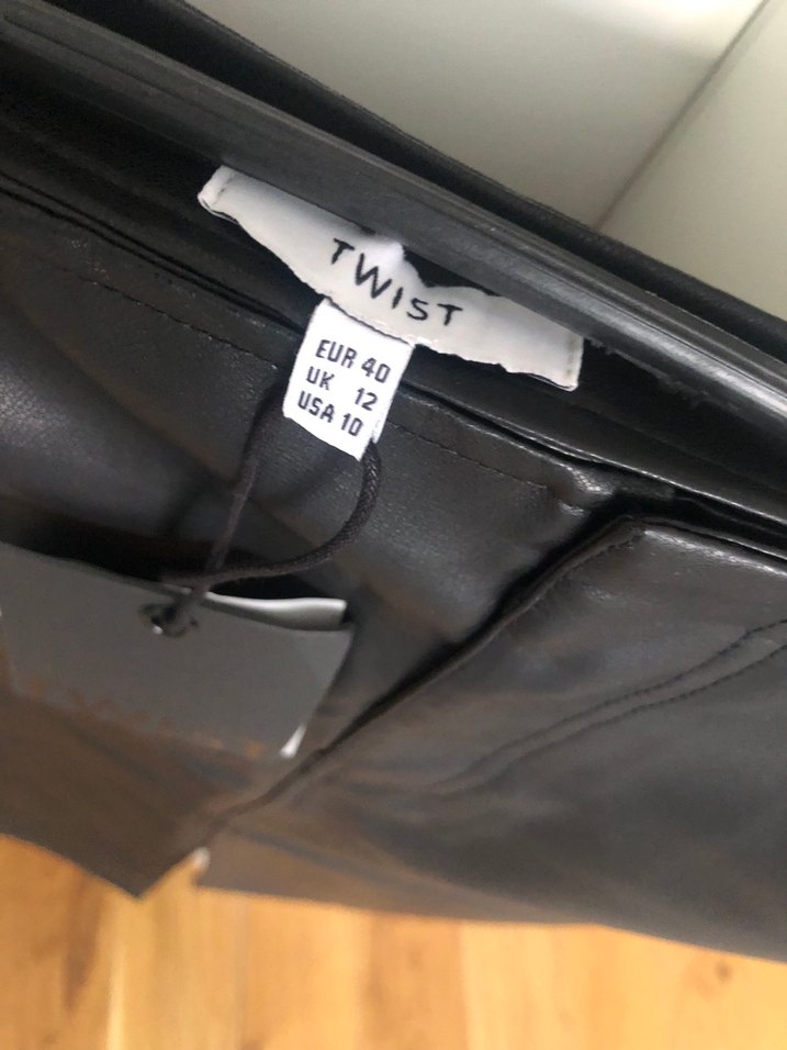 Twist deri etek - Görsel 2