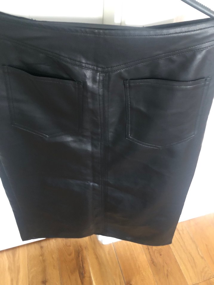 Twist deri etek - Görsel 3