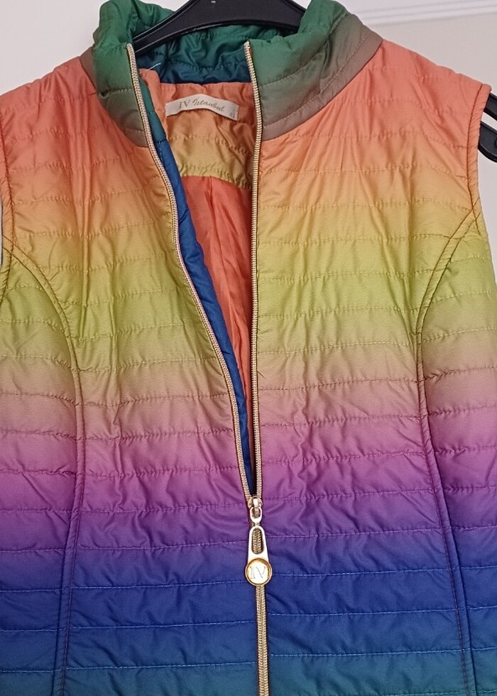 Uzun şişme yelek - Görsel 3