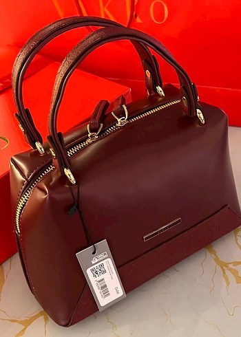 Klasik Beyaz Deri Kadın Çanta - Görsel 8