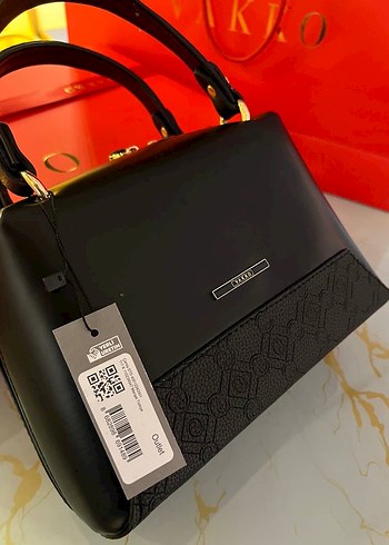 Klasik Beyaz Deri Kadın Çanta - Görsel 6