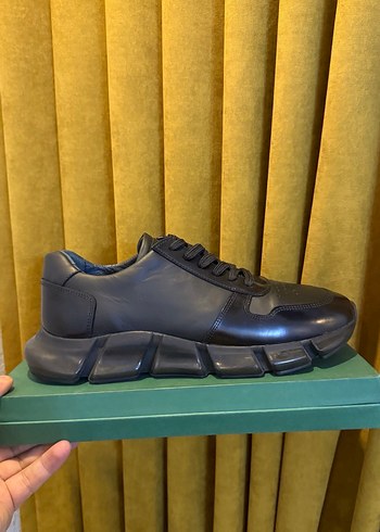 Siyah Bağcıklı Erkek Spor Ayakkabı - Görsel 10