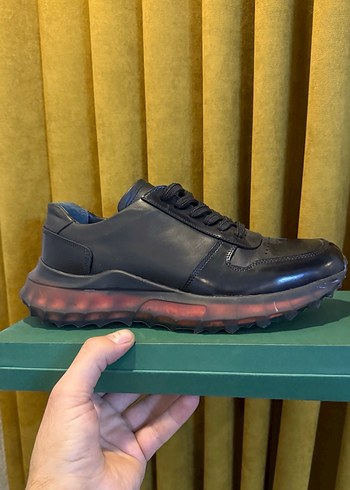 Siyah Bağcıklı Erkek Spor Ayakkabı - Görsel 6