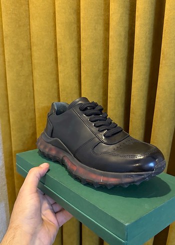 Siyah Bağcıklı Erkek Spor Ayakkabı - Görsel 7