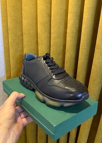 Siyah Bağcıklı Erkek Spor Ayakkabı - Görsel 3