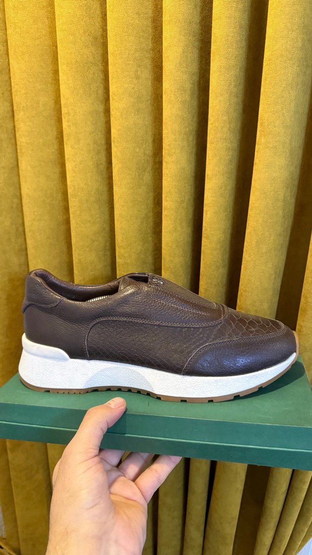 Siyah Bağcıklı Erkek Spor Ayakkabı - Görsel 2