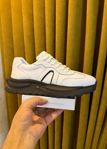 Beyaz Erkek Spor Ayakkabı - Görsel 16