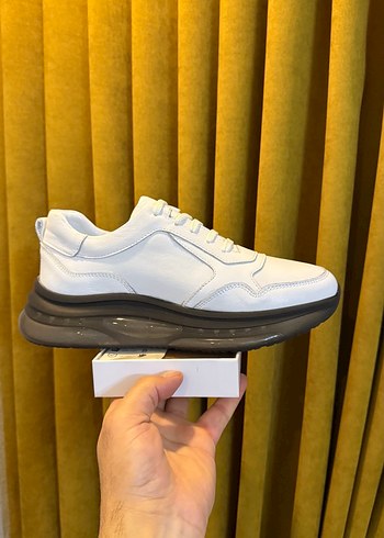 Beyaz Erkek Spor Ayakkabı - Görsel 14