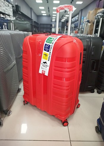 Gri Erkek Seyahat Valizi 3 lü set valiz - Görsel 10