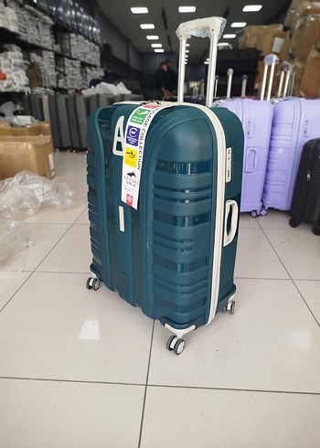 Gri Erkek Seyahat Valizi 3 lü set valiz - Görsel 14