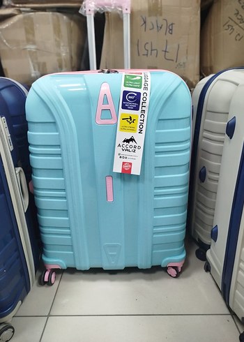 Gri Erkek Seyahat Valizi 3 lü set valiz - Görsel 7