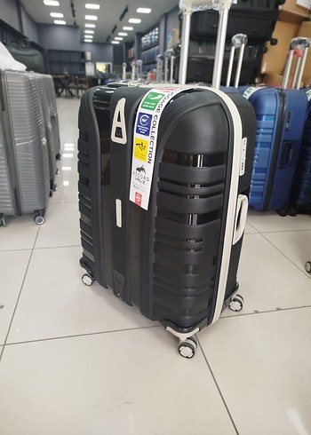 Gri Erkek Seyahat Valizi 3 lü set valiz - Görsel 17