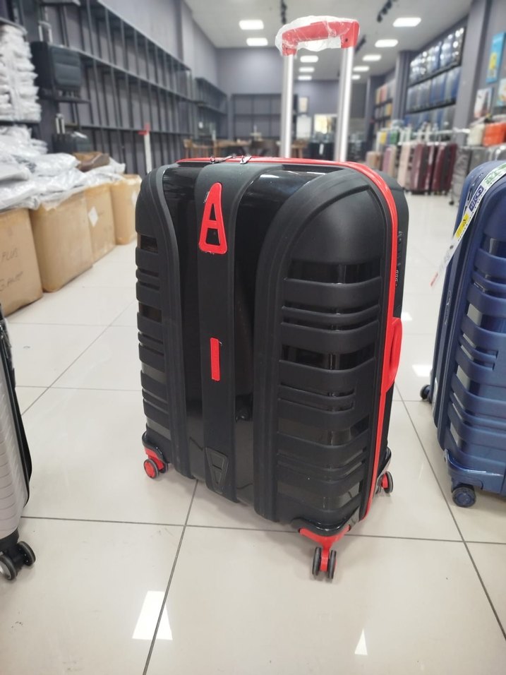 Gri Erkek Seyahat Valizi 3 lü set valiz - Görsel 2