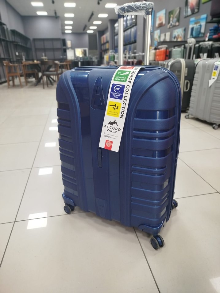 Gri Erkek Seyahat Valizi 3 lü set valiz - Görsel 5