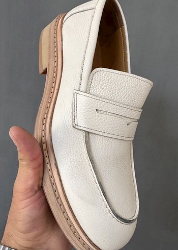 Kahverengi Süet Tokalı Kadın Loafer - Görsel 4