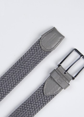 Örgü Desenli Erkek Kemer  Kahverengi Tonlar erkek - Görsel 10