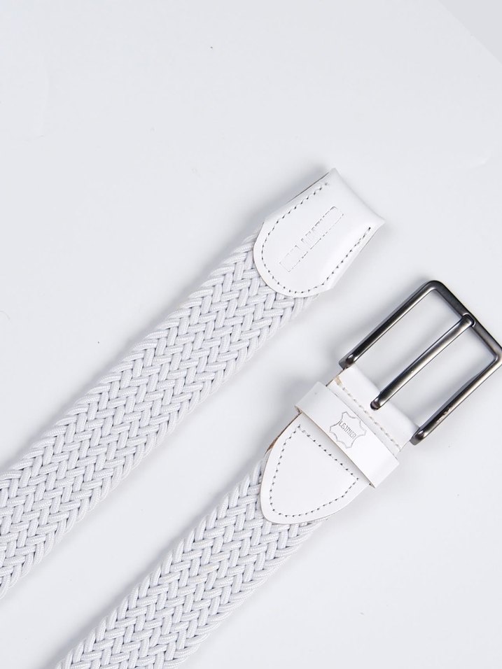 Örgü Desenli Erkek Kemer  Kahverengi Tonlar erkek - Görsel 4