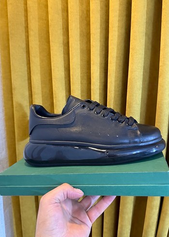 Şişme Tabanlı Erkek Beyaz Spor Ayakkabı iç dış deri - Görsel 5