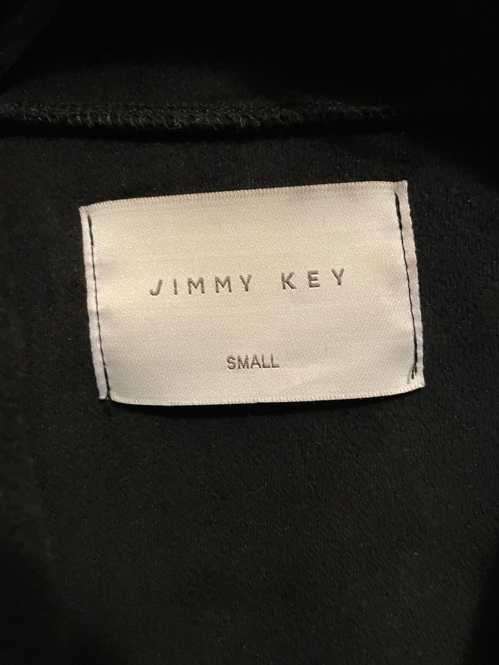 Siyah süet ceket dökümlü yaka çapraz fermuarlı - Görsel 5