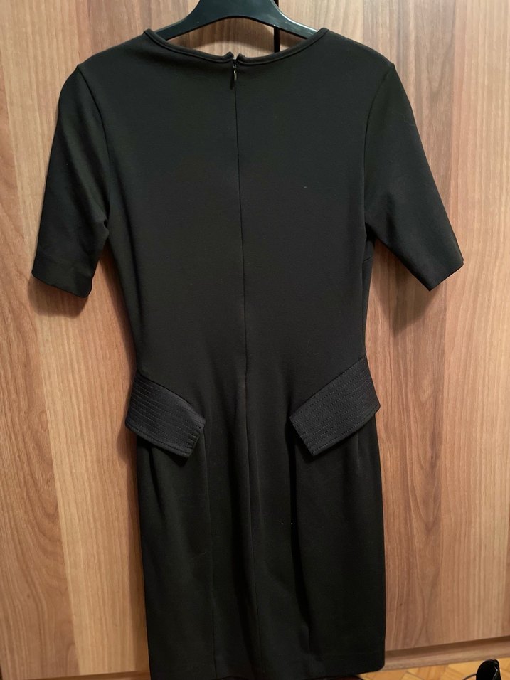 Siyah Kadın Midi Kalem Elbise - Görsel 5