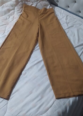 Bir defa giyildi bol paça pantolon 