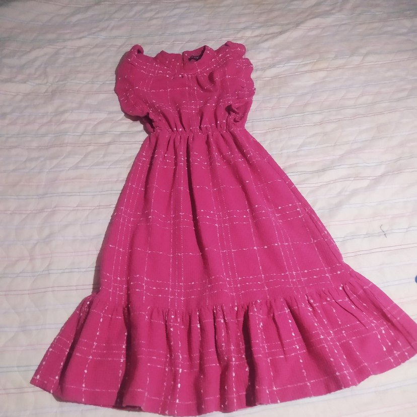 Pembe midi boy  Nakışlı Hamile Etek s m bedene uygun - Görsel 2