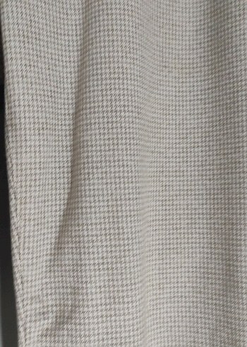 Zara marka minik kareli Bej erkek pantolon M beden - Görsel 2