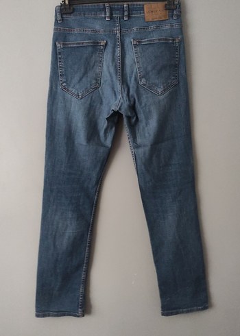 Erkek Mavi Denim Regular Fit Kot Pantolon - Görsel 4
