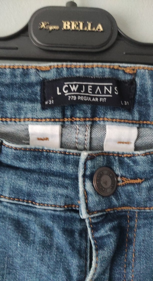 Erkek Mavi Denim Regular Fit Kot Pantolon - Görsel 2