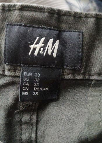 HM marka 33 beden kot kalın pantolon erkek - Görsel 4