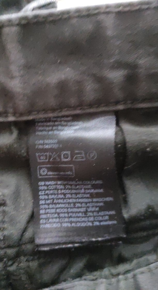 HM marka 33 beden kot kalın pantolon erkek - Görsel 5