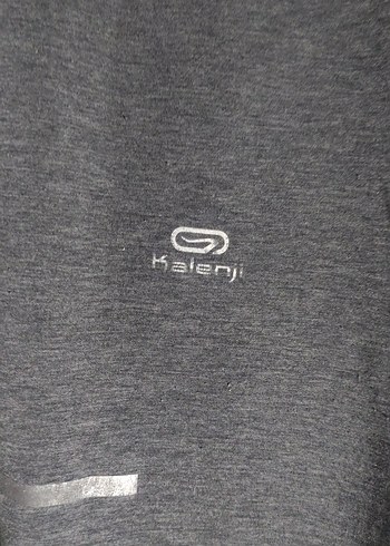 Kalenji marka gri penye sporcu eşofman 36/40 arası giyer - Görsel 2