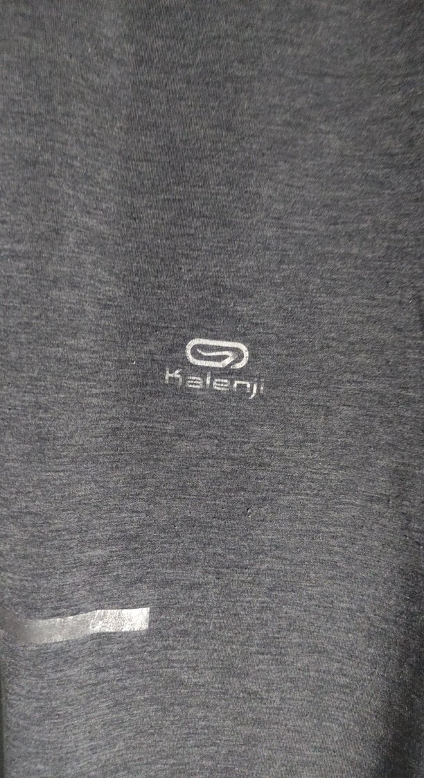 Kalenji marka gri penye sporcu eşofman 36/40 arası giyer - Görsel 2
