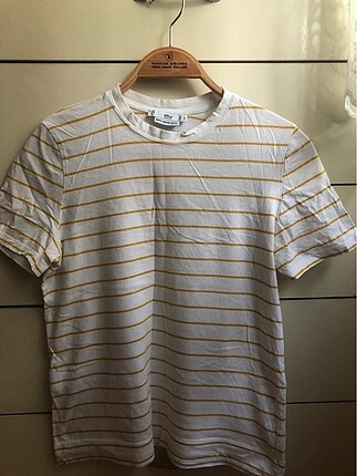 Çizgili Mango T-shirt