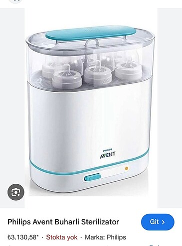 Philips Avent Buharlı Sterilizator