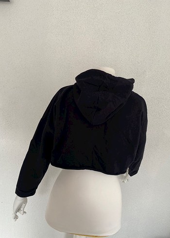 Trendyol & Milla Siyah Kapüşonlu Oversize Sweatshirt