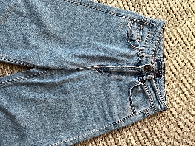 26 Beden mavi Renk Mavi wide leg jean