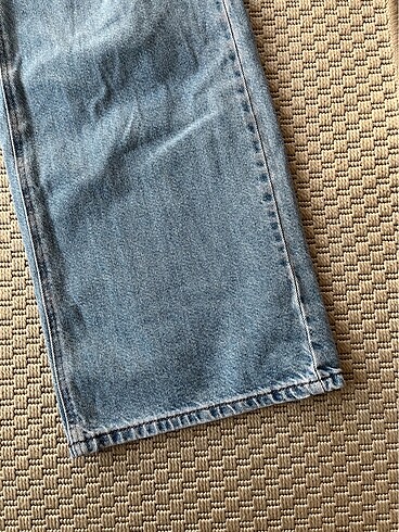 26 Beden Mavi wide leg jean