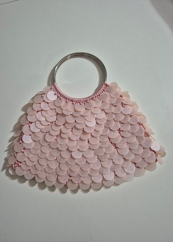 Pembe Pullu şık çanta