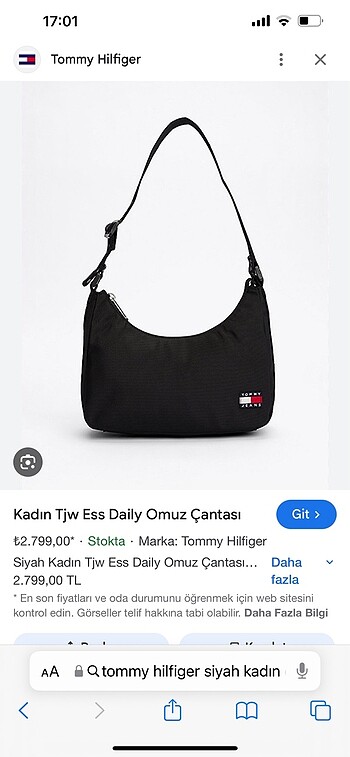Tommy hilfiger omuz çantası