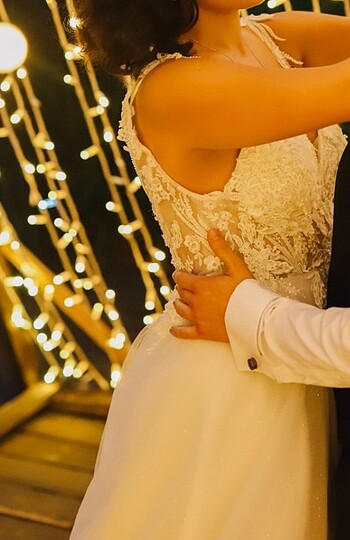 36 beden işlemeli gelinlik
