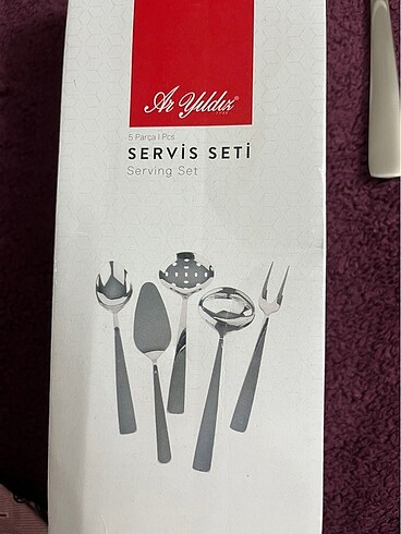  Beden gri Renk Servis set