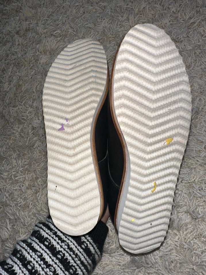 Siyah Deri Dolgu Topuklu Bağcıklı Kadın Ayakkabı - Görsel 3