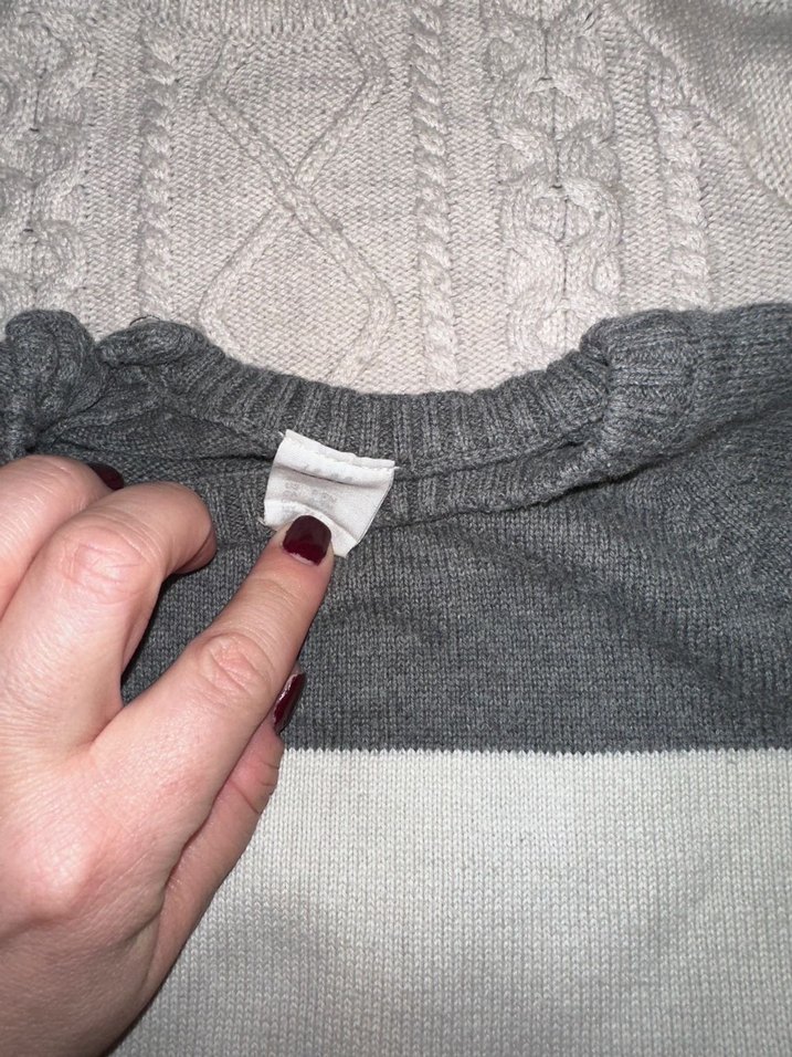 Erkek Çocuk Gri Triko Kazaklar - Görsel 5