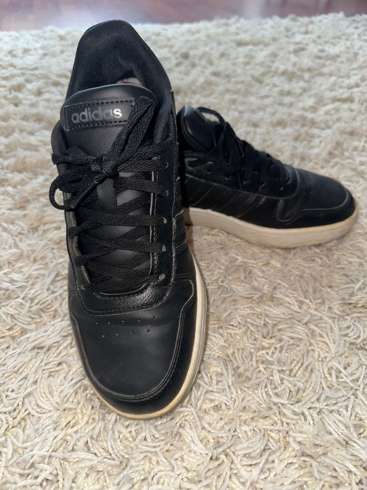 Siyah Bağcıklı Kadın Spor Ayakkabı - Görsel 3